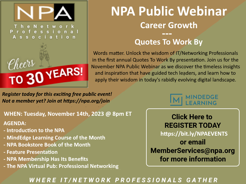 NPA Public Webinar